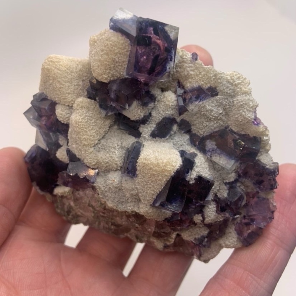 Fluorite cluster